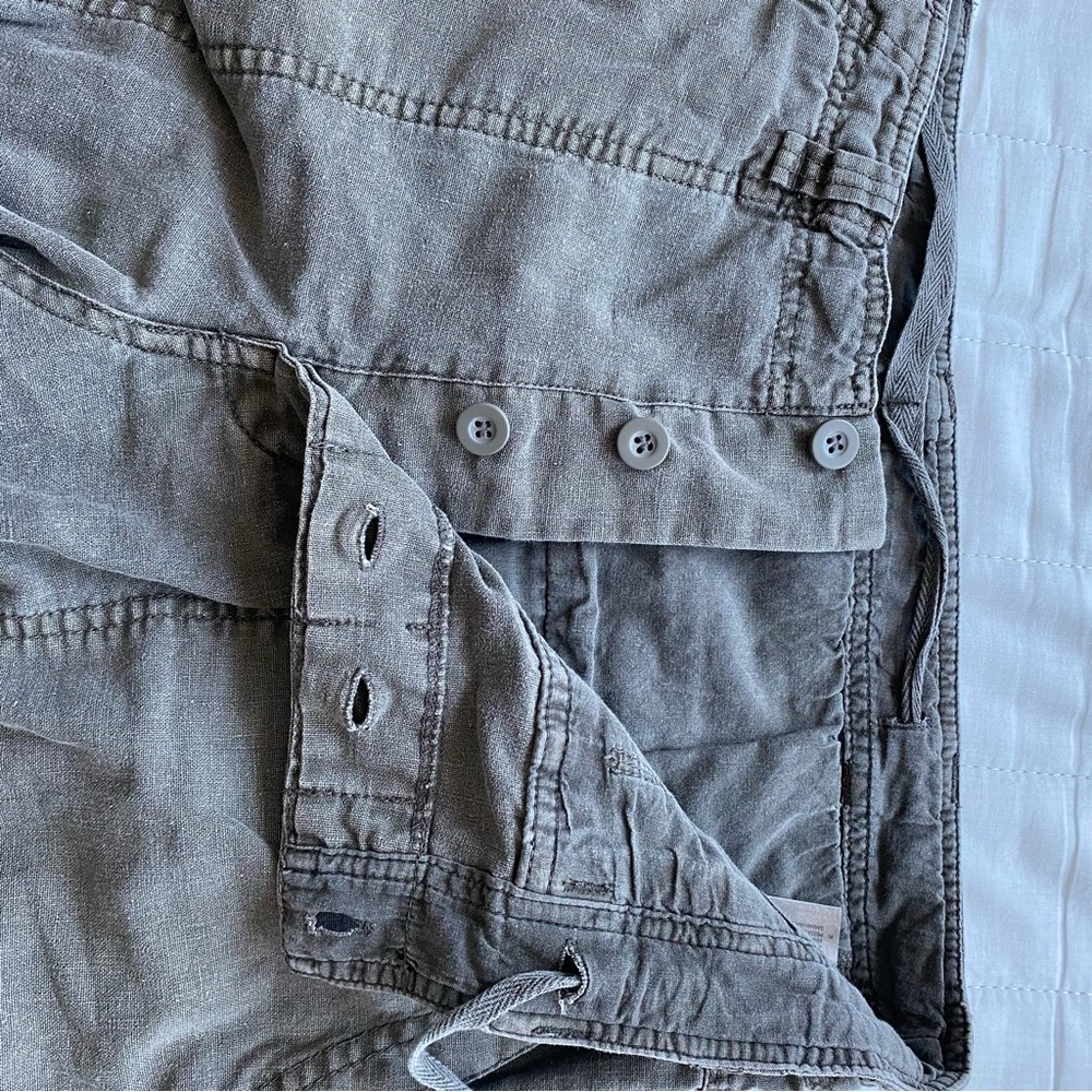 H&M Gray Drawstring Cargo Pants - Picture 6 of 10